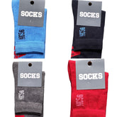 Pack 3 pares de meia de algodão de meio Cano - Rarassocks